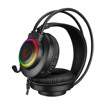 Slušalice sa mikrofonom gaming RAMPAGE RM-K27 X-JAMMER Rainbow RGB LED USB 3.5M PC – PS4-PS5-XBOX, 34516
