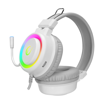 Slušalice sa mikrofonom gaming RAMPAGE SN-R10 ALQUIST white, 3,5 mm, RGB, 38838