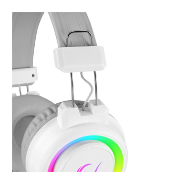 Slušalice sa mikrofonom gaming RAMPAGE SN-R10 ALQUIST white, 3,5 mm, RGB, 38838