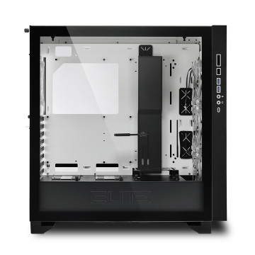 Kućište SHARKOON gaming, ELITE SHARK CA300T 4×120 mm Addressable RGB Fans, white, E-ATX