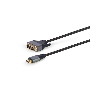 HDMI kabl, HDMI to DVI cable, “Premium Series”, 1.8 m,, GEMBIRD CC-HDMI-DVI-4K-6