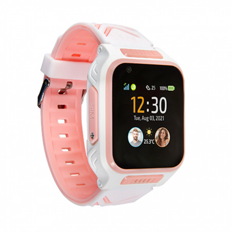 Myki dječiji pametni sat 4 White/Pink, GPS, SIM, LOCATION, CALLS, CHAT, SOS