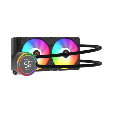 CPU hladnjak AIO Liquid RAMPAGE HELIOS C15 12cm ventilator Intel/AMD ARGB 240mm, 38844