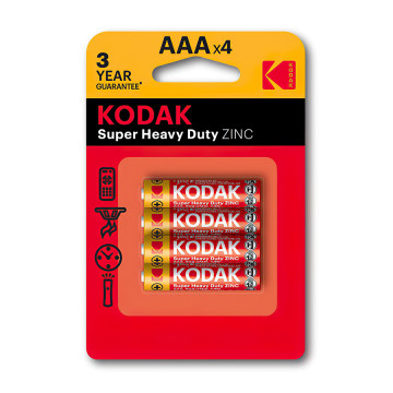 Baterija KODAK,RO3 AAA CINK KLORID 4/1, 1,5 V (887930953329)