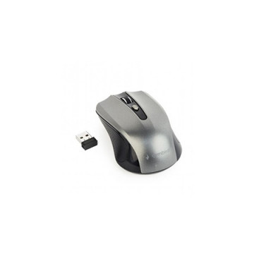 Miš GEMBIRD MUSW-4B-04-BG, wireless , optical, black/space gray, up to 1600 dpi