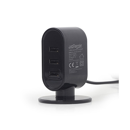 DC USB power station punač 3.1 A, Izlazi: 3xUSB, 3.1 A, GEMBIRD, EG-U3C3A-01-MX