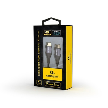 HDMI kabl GEMBIRD, High speed with Ethernet “Premium series”, 5 m, CCBP-HDMI-5M