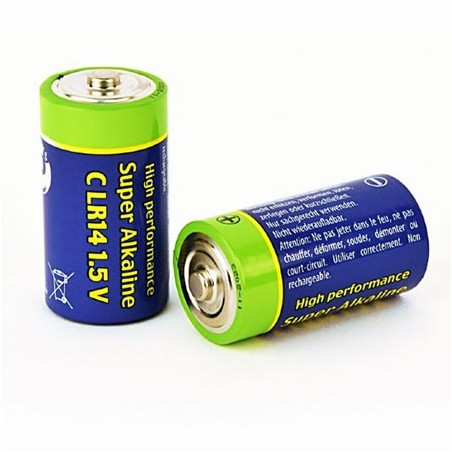 Gembird alkalna baterija C-cell LR14 1.5V 2 kom, EG-BA-LR14-01