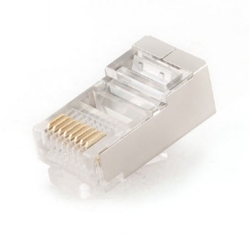 Konektor 8P8C, modular shielded 30u” gold plated, GEMBIRD PLUG5SP/50, 50 kom