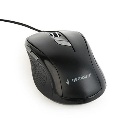 Miš GEMBIRD MUS-6B-01, optical, USB, 6 tipki 800-1600 dpi,crni