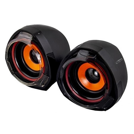 Zvučnici 2.0 ESPERANZA RUMBA, 2×2,5W, 3.5mm, USB power, EP141