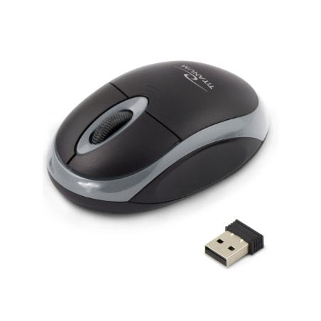 Miš Wireless TITANUM VULTURE 3D, Optical, BLACK/GREY, TM116E