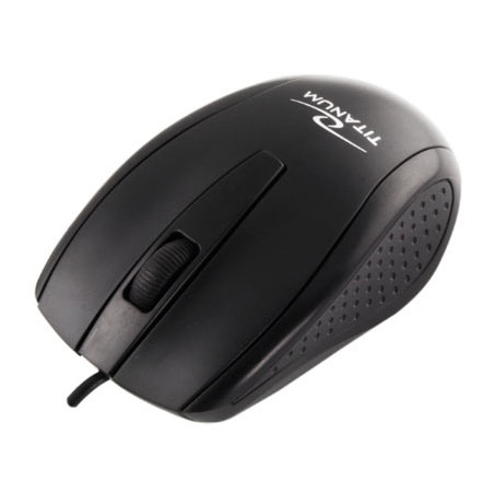 Miš TITANUM 3D MARLIN, USB, optical, ergonomic+, black, TM110K