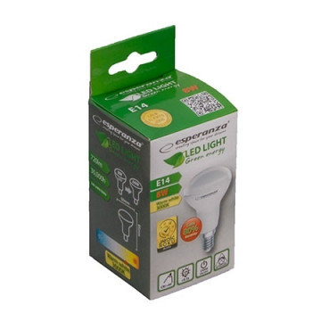 LED sijalica ESPERANZA, R50 E14 8W, warm white, A+, 720 lm, ELL162