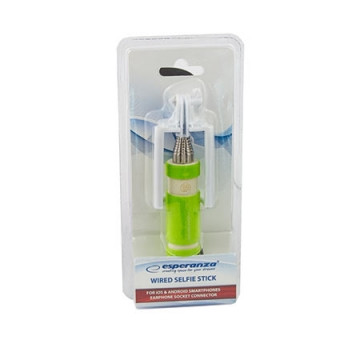 Univerzalni mini džepni SELFIE štap monopod ESPERANZA, green, EMM118G