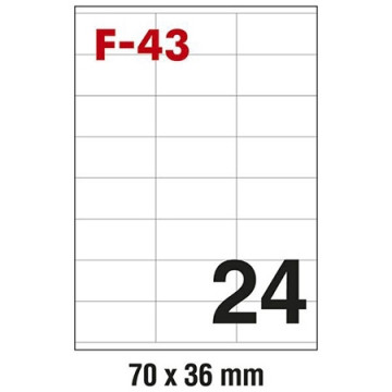 NALJEPNICA 70 x 36 FORNAX F-43 ,100/1
