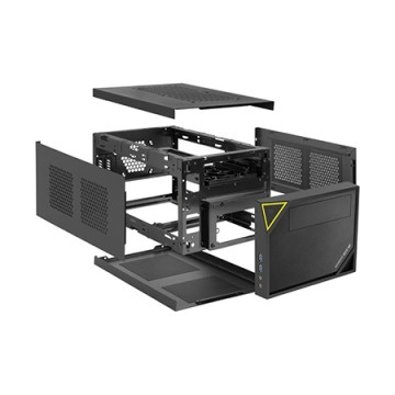 Kućište SHARKOON gaming, Mini-ITX, Shark Zone C10, USB 3.0, ventilator 1x 120