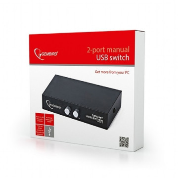 Manual USB data 2port switch 2 1, GEMBIRD, DSU-21