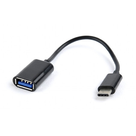 USB 2.0 adapter/kabl GEMBIRD Type-C CM/AF 20cm, A-OTG-CMAF2-01