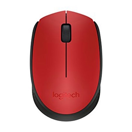 Miš LOGITECH M171, wireless, red, 910-004657/641