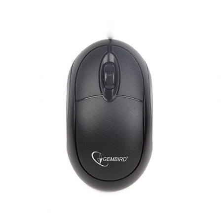 Miš GEMBIRD MUS-U-01, USB, optical, black, 1000 dpi