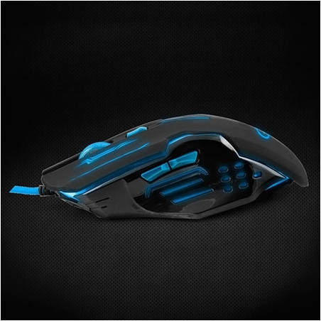 Miš ESPERANZA GAMING APACHE 6D MX403, BLUE, 2400dpi, ergonomic, EGM403B