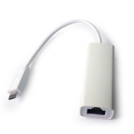 MicroUSB to Ethernet LAN GEMBIRD NIC-mU2-01 USB mAplug/RJ45, za tablete, mobitele i sl.