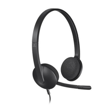 Slušalice sa mikrofonom, Logitech H340, USB, Noise-canceling Rotating microphone, 981-000475/509