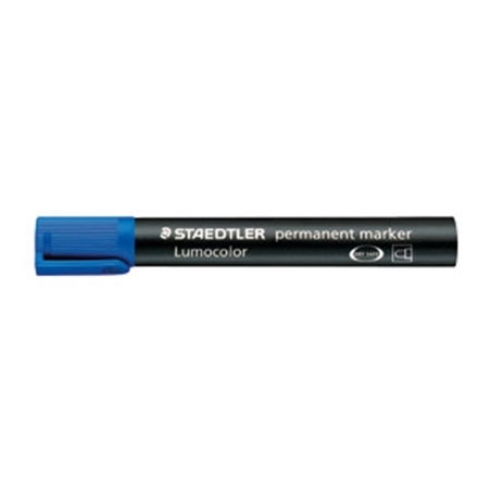 MARKER STAEDTLER LUMOC.352-3,PLAVI,OKRUGLI VRH