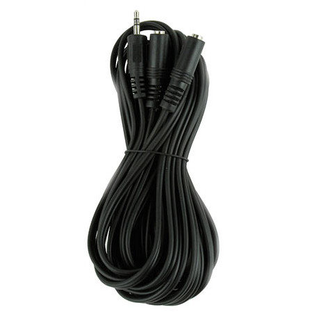 Audio kabl spliter, 3,5mm stereo to 2×3,5mm stereo, 5m, GEMBIRD CCA-415, black