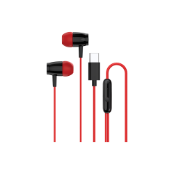 CANYON SEP-5 Type-C slušalice in-ear crvene | Giga Informatika