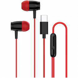 CANYON SEP-5 Type-C slušalice in-ear crvene | Giga Informatika