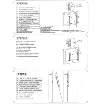 Zidni nosač GNC PSW530MT, 32″-65″, 30kg, VESA 600×400, nagib 15, super slim profile 24mm