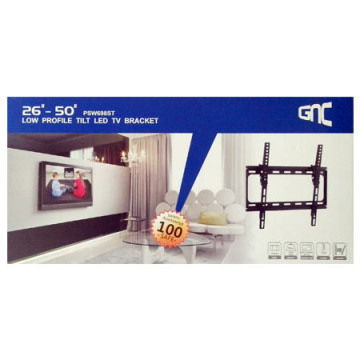 Zidni nosač GNC PSW698ST, 26″-55″, 30kg, VESA 400×400, nagib, low profile 25mm