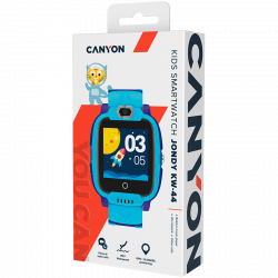 CANYON Jondy KW-44 dječiji pametni sat 4G, kamera, GPS, plavi