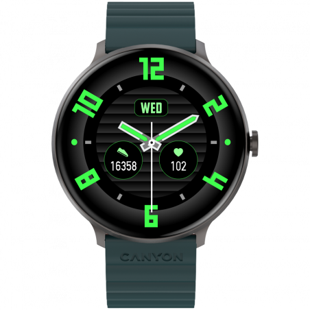 CANYON Jacky SW-69 pametni sat, zeleno-narandžasti, 1.30" ekran, Bluetooth 5.1