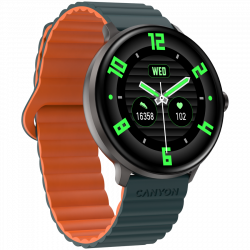 CANYON Jacky SW-69 pametni sat, zeleno-narandžasti, 1.30" ekran, Bluetooth 5.1