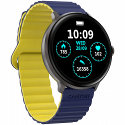 CANYON Jacky SW-69 pametni sat, plavo-žuti, 1.30" ekran, Bluetooth 5.1