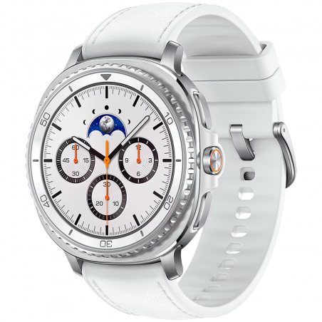 Samsung Galaxy Watch8 Classic 46mm BT pametni sat, bijeli, AMOLED, Wear OS, 64 GB