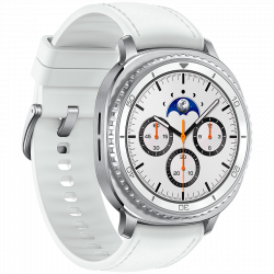 Samsung Galaxy Watch8 Classic 46mm BT pametni sat, bijeli, AMOLED, Wear OS, 64 GB