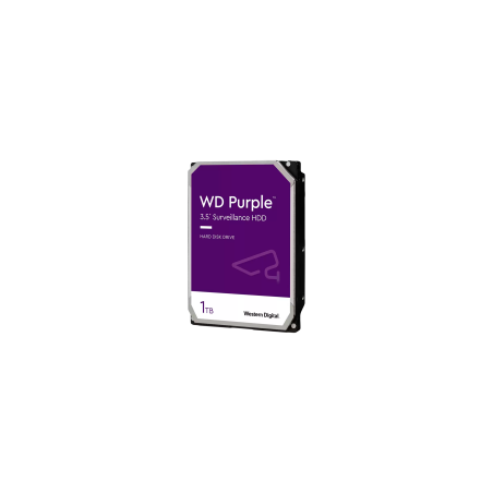 WESTERN DIGITAL WD Purple 1TB HDD za video nadzor, 3.5" SATA 6 Gb/s, 64MB cache