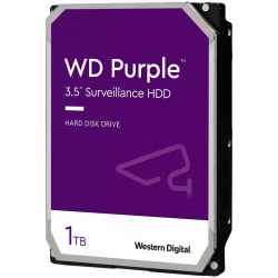 WESTERN DIGITAL WD Purple 1TB HDD za video nadzor, 3.5" SATA 6 Gb/s, 64MB cache