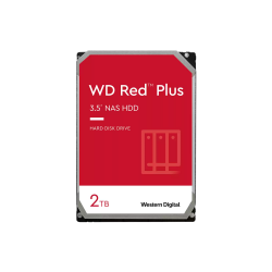 WESTERN DIGITAL WD Red Plus 2TB NAS HDD CMR, 3.5" SATA, 5400 RPM, 64MB cache