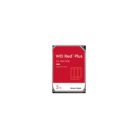 WESTERN DIGITAL WD Red Plus 2TB NAS HDD CMR, 3.5" SATA, 5400 RPM, 64MB cache