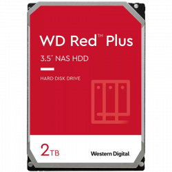 WESTERN DIGITAL WD Red Plus 2TB NAS HDD CMR, 3.5" SATA, 5400 RPM, 64MB cache