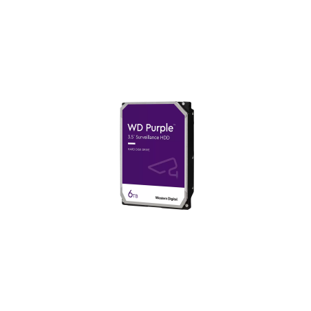 WESTERN DIGITAL WD Purple 6TB HDD tvrdi disk za video nadzor, 3.5", 256MB cache, SATA 6Gbps