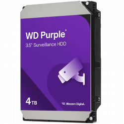 WESTERN DIGITAL WD Purple 4TB CMR interni HDD 3.5" tvrdi disk, 128MB cache, SATA 6Gbps