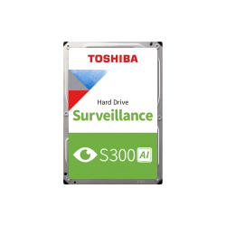 Toshiba S300 AI 10TB HDD za video nadzor, 3.5", 7200 RPM, SATA, CMR