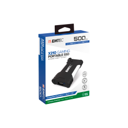 Emtec X210G Portable SSD 500GB, vanjski SSD za gaming, USB-C 3.2 Gen2, 1100 MB/s