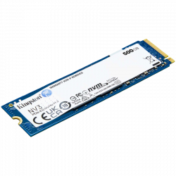 Kingston NV3 500GB M.2 2280 NVMe SSD disk, PCIe 4.0, čitanje do 5000MB/s